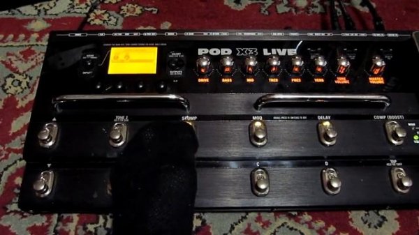 Гитарный Процессор LINE 6 POD X3 LIVE - ТЕСТ ОБЗОР