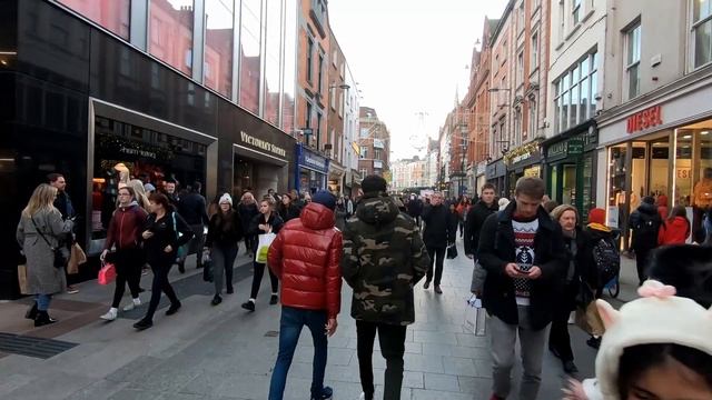 Дублин. Walking Around Dublin. Grafton Street. ORANGE Ua