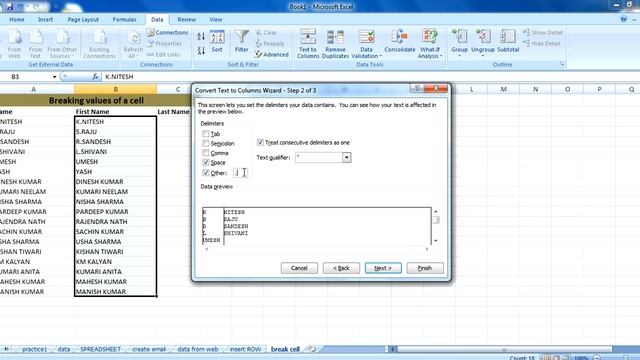 How to Split/Break values of a cell in excel(HINDI/URDU) |2017 (HD) смотреть онлайн