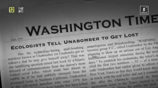 Teorie spiskowe – Unabomber FILM DOKUMENTALNY Lektor PL смотреть онлайн
