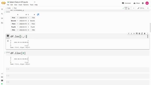 4. Select Data in Pandas DataFrame | Python смотреть онлайн