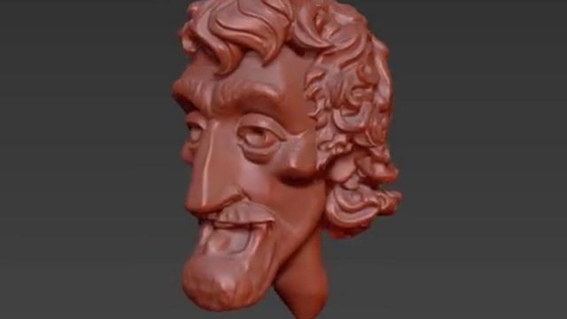 Z Brush Dynamesh hair sketch turntable смотреть онлайн