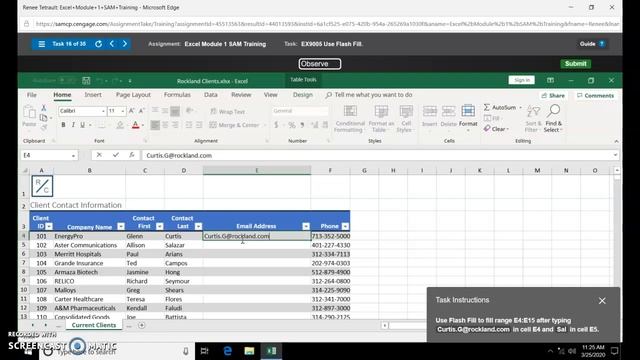 Excel Module 1 MindTap Training Video смотреть онлайн