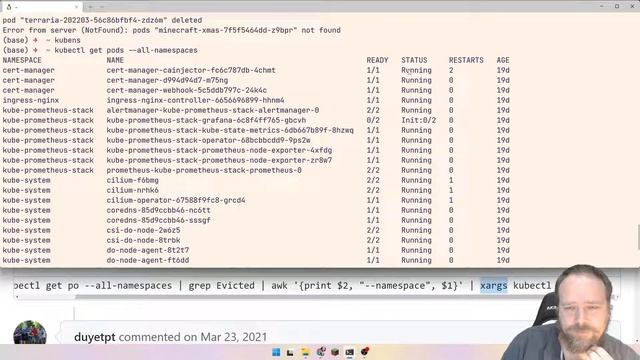 K8 Delete Evicted Pods смотреть онлайн