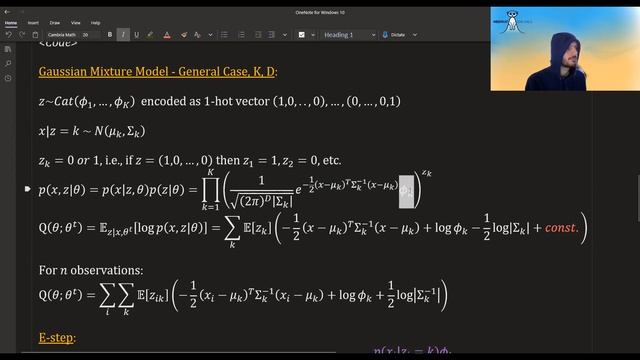 Expectation Maximization (EM) - 3 - GMM Example смотреть онлайн