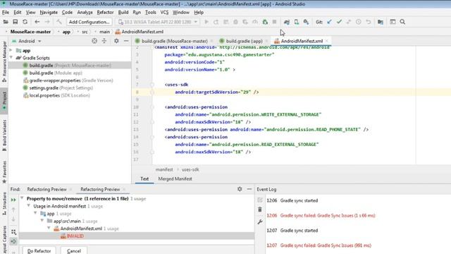 The minSdk version should not be declared in the android manifest file смотреть онлайн
