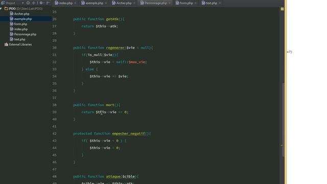 La POO en PHP (8/31) : L'héritage смотреть онлайн
