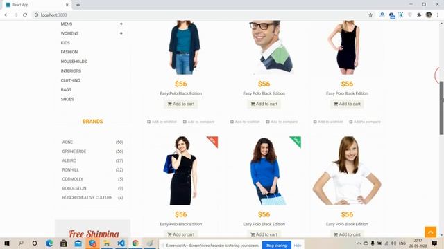 Reactjs Ecommerce Shopping Template Demo смотреть онлайн