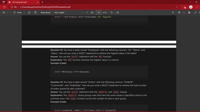 SQL Preparation interview Questions | sql interview questions |interview preperation questions | смотреть онлайн