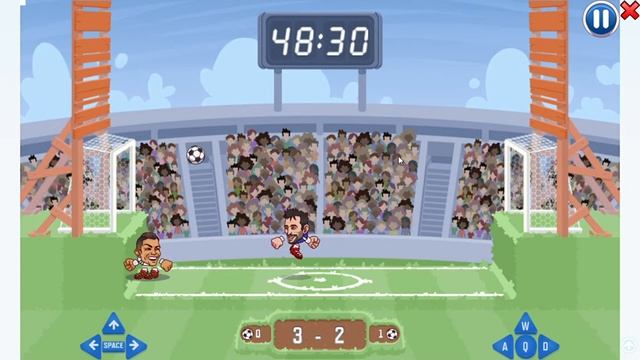 Игра На Двоих Футбол Головами №1 смотреть онлайн