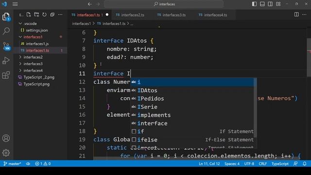 typescript interfaces смотреть онлайн