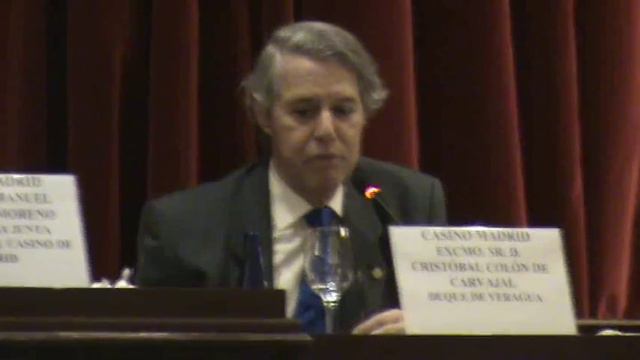 Cristóbal Colón de Carvajal, Duque de Veragua en la conferencia de Alfonso Enseñat de Villalonga смотреть онлайн