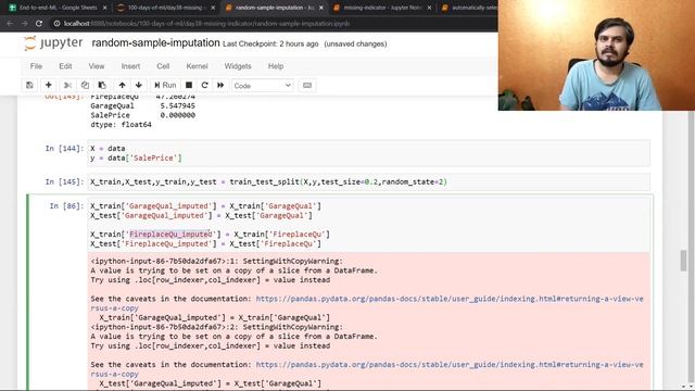 38 Missing Indicator Random Sample Imputation Handling Missing Data Part 41080P HD смотреть онлайн
