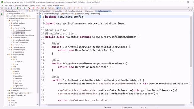 Customizing Login Form Spring Security | Smart Contact Manager #13 | Spring Boot Tutorial [HINDI] смотреть онлайн