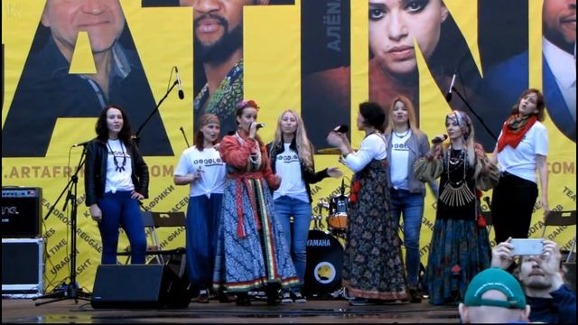 YoGa+Фолк Толк "Да как у нашей у Дуняши" 13.08.16 GATINGO-Fest. Диво Остров СП-б. смотреть онлайн