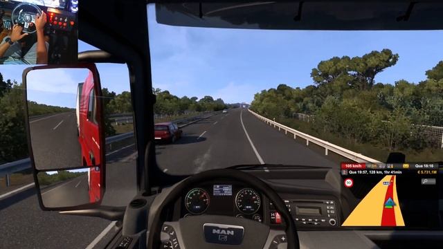 DLC Iberia -Salamanca - Valladolid |Euro truck simulator 2 - Logitech g29 gameplay смотреть онлайн
