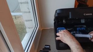 Переход с пигментной краски на водную Canon  G1400, G2400 и G3400 СНПЧ