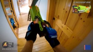 NERF GUN GAME | ZOMBIES EDITION (Nerf First Person Shooter!)