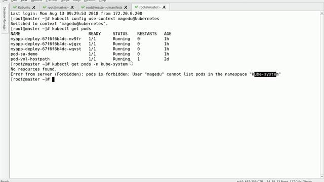 16 kubernetes RBAC смотреть онлайн