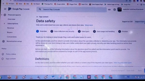 SOLUTION: Invalid Data safety section | Your app is not compliant with Google Play Policies