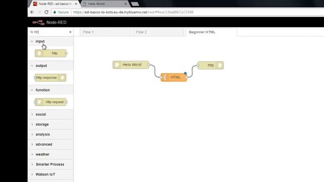 Node-RED: Lab 2 solution смотреть онлайн