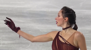 Елизавета Туктамышева. Короткая программа. Ванкувер, Гран-при по фигурному катанию 2021_22