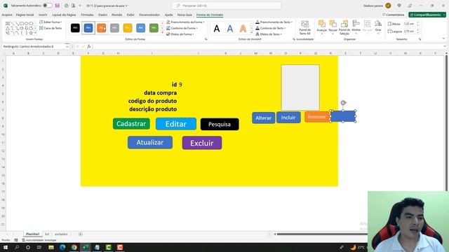 Botão Remover Foto para Alterar Registro via VBA, Cadastro no Excel com VBA, Aprenda VBA do Zero смотреть онлайн