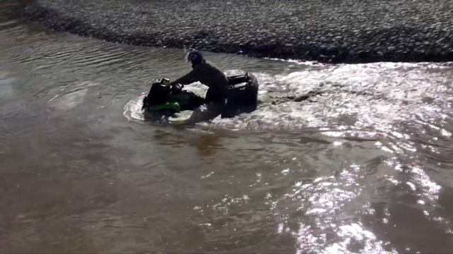 Утопили Suzuki KingQuad 750