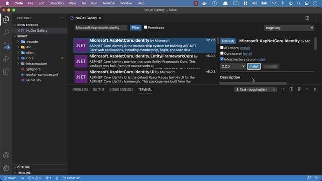 163 Setting up the identity packages смотреть онлайн