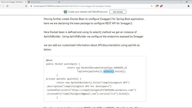 How to use Swagger UI with SpringBoot RestAPI | SpringBoot + Swagger UI 2 + RESTAPI documentation смотреть онлайн