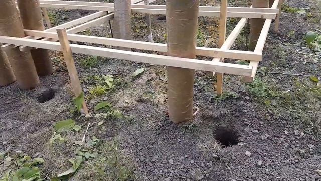 Дешевая опалубка для столбчатого фундамента! смотреть онлайн