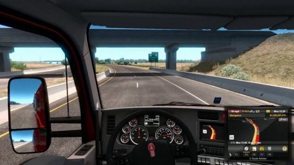 American Truck Simulator 1.35 GPS Voice Over With Morgan Freeman!