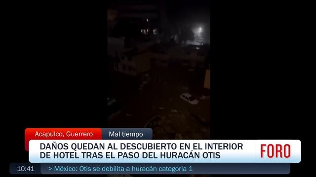 Habitaciones destruidas en hoteles en Acapulco por el paso del huracán Otis - Expreso de la Mañana смотреть онлайн