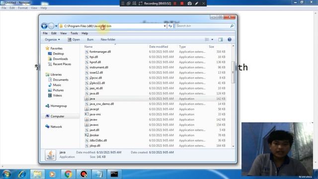 วิธีแก้ใช้งานโปรแกรม Java ไม่ได้ how to set path java in windows 7 смотреть онлайн