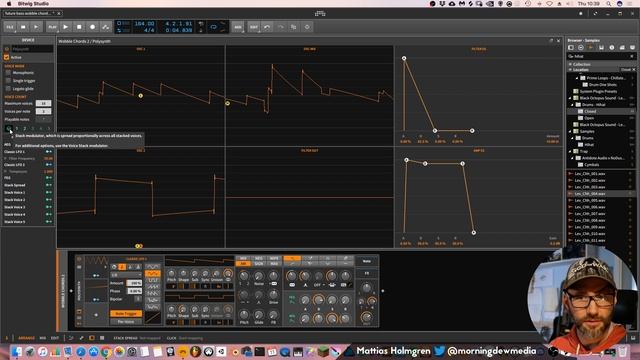 How to make Future Bass Wobble Chords in Bitwig Tutorial смотреть онлайн