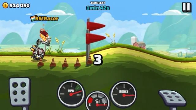 Hill climb racing 2- How to wheelie with monowheel? (Is it possible??) смотреть онлайн