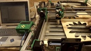 Лазерный модуль для резки фанеры. Тест.