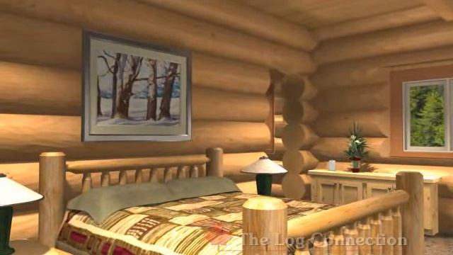 The Northland - Handcrafted Stacked Log Home смотреть онлайн