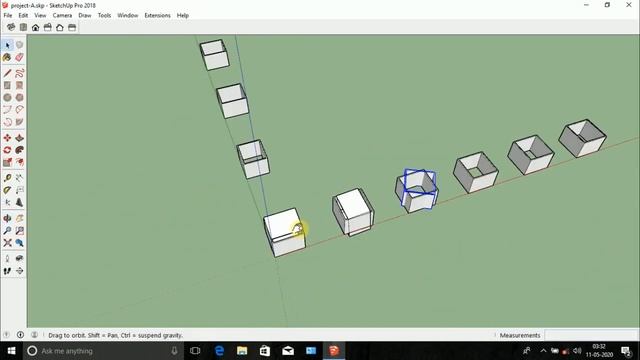 How to use sketchup large tool set | Sketchup tutorial 01 |Sketchup large tool set tutorial in hind смотреть онлайн