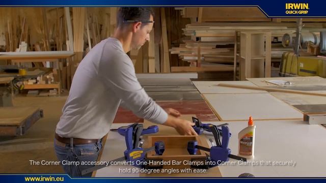IRWIN QUICK-GRIP One Handed Bar Clamps смотреть онлайн