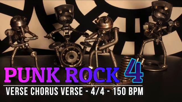 150 BPM - Punk Rock 4 - 4/4 Drum Track - Metronome - Drum Beat смотреть онлайн