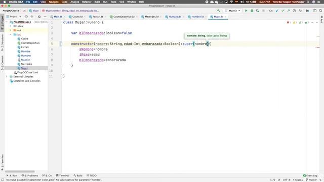 Programación en Kotlin: Corrección y ejecución herencia e interfaces смотреть онлайн