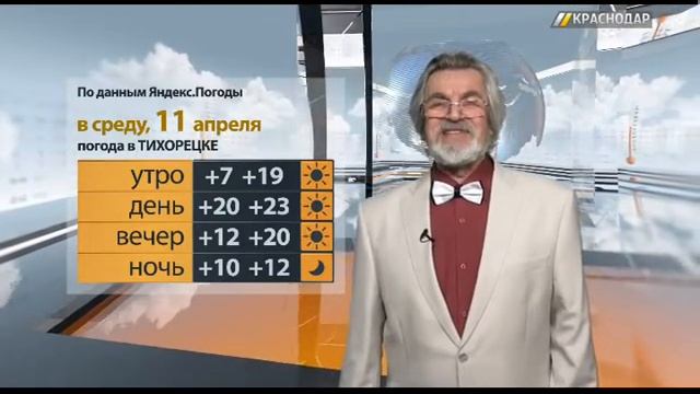 «Погода Юга». Прогноза на 11.04.18 смотреть онлайн