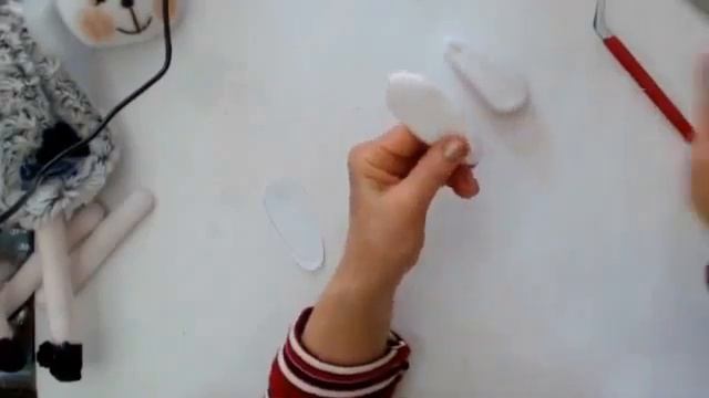 Мягкая игрушка.Как сделать голову Овечку своими руками 3 часть.Oveja de tela 6 ч смотреть онлайн