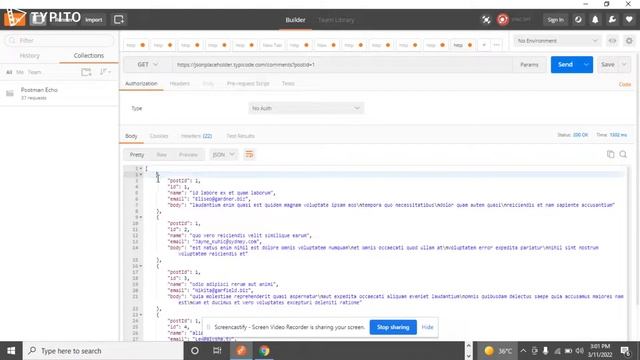 Example Of API - How To Run API with Json place holder смотреть онлайн