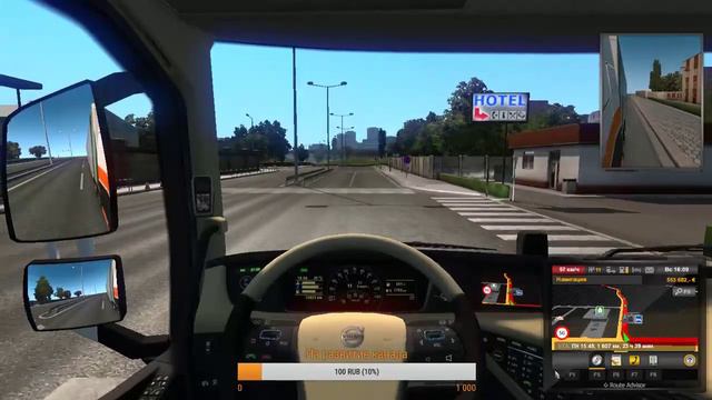 Euro Truck Simulator 2, контракт компании King of Roads смотреть онлайн