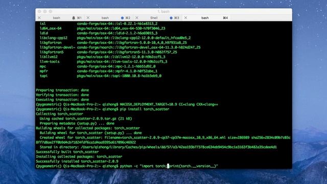 How to install PyG (PyTorch Geometric) on Mac without GPU (CUDA) смотреть онлайн