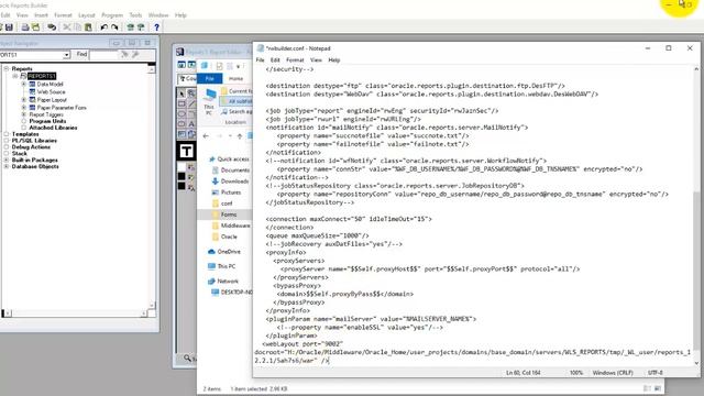Configuration of Oracle Report Builder 12c | REP-58100 смотреть онлайн