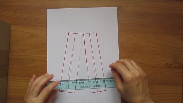 Выкройка на платье - отрезное по линии талии - часть 2 . смотреть онлайн