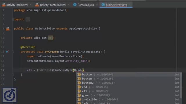 Como pasar datos de una Activity a otra en Android Studio смотреть онлайн